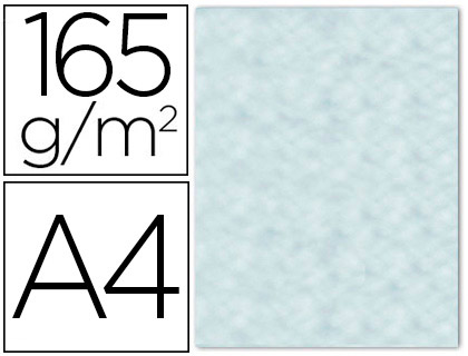 25 hojas papel pergamino Liderpapel A4 165g/m² azul con bordes